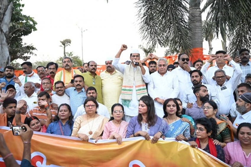 “भिलाई बचाओ आंदोलन तेज: 1000 कदम पदयात्रा, BSP को 30 दिन का अल्टीमेटम”