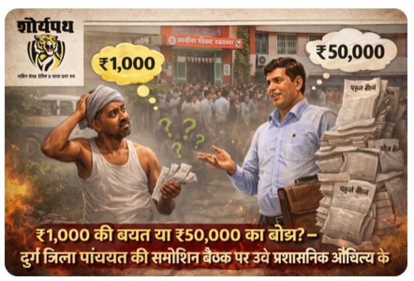 1,000 की बचत या 50,000 का बोझ? — दुर्ग जिला पंचायत की समीक्षा बैठक पर उठे प्रशासनिक औचित्य के सवाल