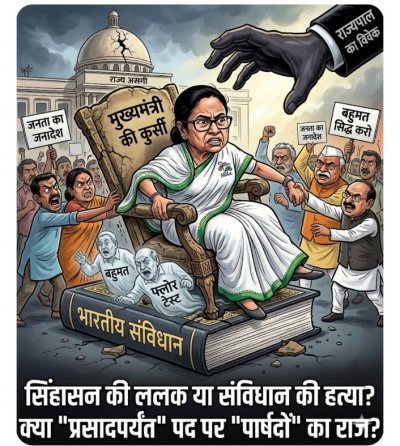 पश्चिम बंगाल में संवैधानिक गतिरोध: क्या ममता बनर्जी का इनकार बनेगा बड़ा राजनीतिक संकट?