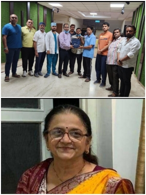 *अंतिम इच्छा को पूरा करने हेतु श्रीराम भास्कर सोवले ने अपनी धर्मपत्नी श्रीमती नीती सोवले का मरणोपरांत  नेत्रदान करवाया*