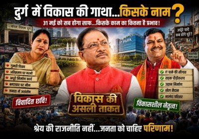दुर्ग में विकास का &ldquo;श्रेय संग्राम&rdquo; : सीएम साय के दौरे से पहले महापौर बनाम मंत्री समर्थकों में बढ़ी सियासी जंग