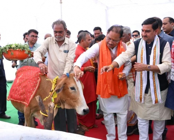 मुख्यमंत्री साय ने गौधाम योजना का किया शुभारंभ: प्रदेश में गोधन संरक्षण को मिला नया आधार