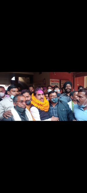 कांग्रेस की कब्जा नगरपालिका पर अध्यक्ष बने हेमेन्द्र गोस्वामी