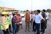 वित्त मंत्री ओपी चौधरी ने नवा रायपुर में विकास कार्यों का किया निरीक्षण