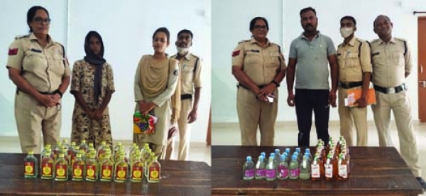 अवैध शराब बिक्री पर डोगरगढ़ पुलिस की कार्यवाही