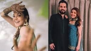 काजल अग्रवाल के हाथों में लगी गौतम किचलू के नाम की मेहंदी, देखें खूबसूरत फोटो