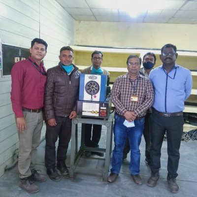 बीएसपी की हाइड्रॉलिक्स टीम ने अपने जर्मन मेक यूनिफ्लेक्स मशीन का किया संधारण