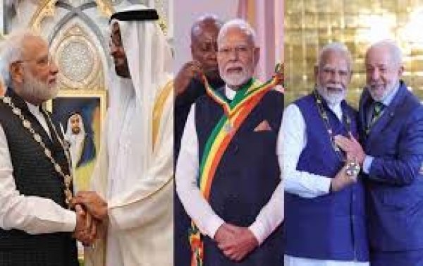 वैश्विक नेतृत्व की मुहर: 2025 में प्रधानमंत्री मोदी ने रचा सम्मानों का नया कीर्तिमान