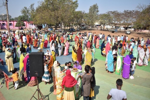 जिले के 528 स्थानों में हुए तुलसी व गीता पूजन कार्यक्रम ,  जिले में रही तुलसी व गीता पूजन की धूम