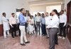 लोक निर्माण विभाग के सचिव ने निर्माणाधीन कंपोजिट बिल्डिंग के कार्यों का किया निरीक्षण