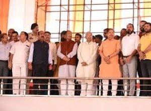 प्रधानमंत्री  नरेन्द्र मोदी के बिलासपुर दौरे की तैयारियों का मुख्यमंत्री विष्णुदेव साय ने कार्यक्रम स्थल पर पहुँचकर लिया जायजा