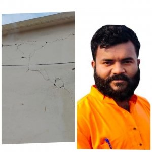 पीजी कॉलेज के साइंस फैकल्टी की नई बिल्डिंग बनने से पहले लगी टूटने लगी - नरेंद्र भवानी