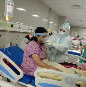 कोरोना के गंभीर मरीजों के इलाज और देखभाल के लिए 598 स्टॉफ को दिया गया विशेष प्रशिक्षण