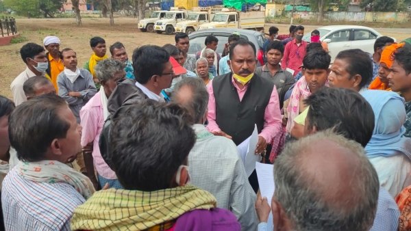 कांग्रेस के प्रदेश अध्यक्ष के विधान सभा क्षेत्र में मनमानी ढ़ंग से सीमांकन का जनता कांग्रेस जे का विरोध...