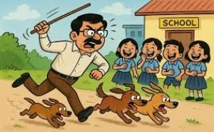 शिक्षकों को आवारा कुत्तों की निगरानी का जिम्मा, बघेल ने बताया अपमान &ndash; मंत्री बोले, सुप्रीम कोर्ट के निर्देश पर कार्रवाई