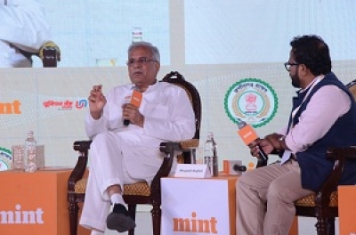 मुख्यमंत्री श्री भूपेश बघेल ने आज नई दिल्ली में मिंट पब्लिक पॉलिसी समिट में हुए शामिल 