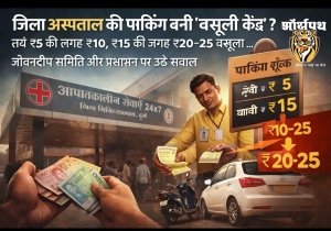 जिला अस्पताल की पार्किंग बनी &lsquo;वसूली केंद्र&rsquo; ? तय ₹5 की जगह ₹10, ₹15 की जगह ₹20&ndash;25 वसूली&hellip; जीवनदीप समिति और प्रशासन पर उठे सवाल