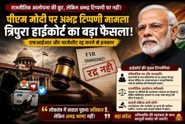 राजनीतिक आलोचना की हद पार हुई तो कार्रवाई तय! पीएम मोदी पर आपत्तिजनक टिप्पणी मामले में हाईकोर्ट का बड़ा फैसला