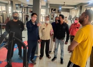 शांति फिटनेस, बाडी जिम, आक्सिज़ेन  जिम को 2000 से 5000 जुर्माना