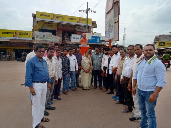नवागढ़ ब्लॉक कांग्रेस कमेटी  ने मनाया सद्भावना दिवस