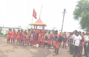 भक्ति : नगर से भोरमदेव रवाना हुई कावड़ियों टोली   