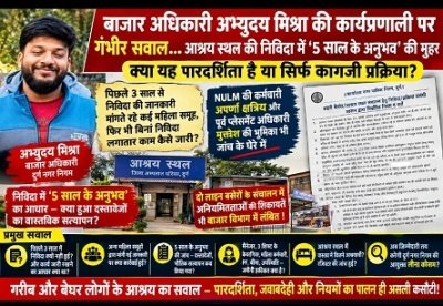 durg nigam : आश्रय स्थल की निविदा में &lsquo;5 साल के अनुभव&rsquo; की मुहर पर गंभीर सवाल: दस्तावेजों की जांच हुई या सिर्फ नोटशीट आगे बढ़ी?