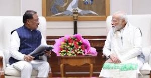 मुख्यमंत्री विष्णुदेव साय ने प्रधानमंत्री नरेंद्र मोदी से की भेंट, छत्तीसगढ़ के विकास कार्यों और नक्सल उन्मूलन पर हुई चर्चा