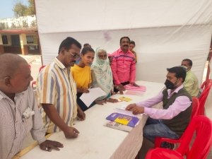 टीबी की खोज अभियान के लिए जिला उप जेल में लगा शिविर