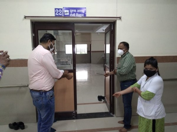 भखारा में 50 बिस्तरआक्सीजन बेड का शुभारम्भ