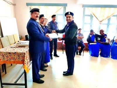 अविनाश चंद्राकर जिला मुख्य आयुक्त प्रशिक्षण लेकर लौटे