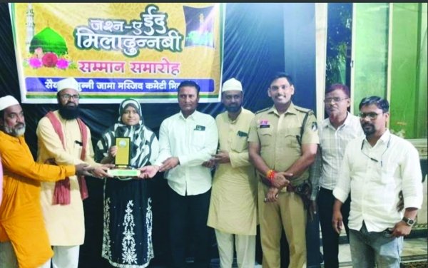 कौमी एकता और इंसानियत का संदेश : सैय्यदी सुन्नी जामा मस्जिद मजार कमेटी भिलाई-तीन में सम्मान समारोह संपन्न
