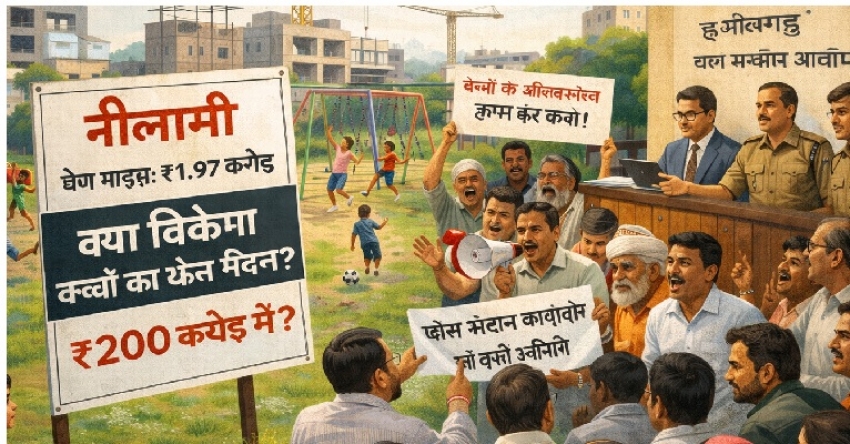 200 करोड़ में बिकेगा बच्चों का खेल मैदान? भिलाई निगम की नीलामी पर बवाल, बाल संरक्षण आयोग से हस्तक्षेप की मांग