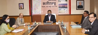 : मुख्य सचिव से आज यहां मंत्रालय महानदी भवन में केन्द्रीय सिल्क बोर्ड के मुख्य कार्यपालन अधिकारी , रेमण्ड प्राइवेट लिमिटेड के संचालक...