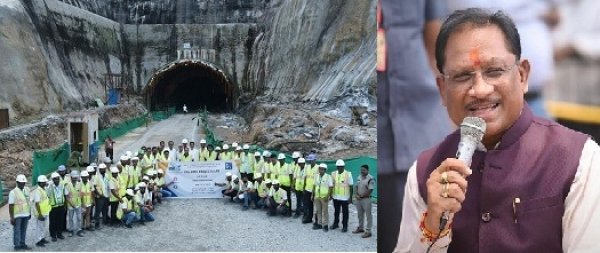 मुख्यमंत्री विष्णु देव साय ने दी ऐतिहासिक सुरंग निर्माण को नई परिभाषा : छत्तीसगढ़ के पहाड़ों के पार बनी ‘उम्मीदों की राह’, मात्र 12 महीनों में पूरी हुई राज्य की पहली राष्ट्रीय राजमार्ग सुरंग