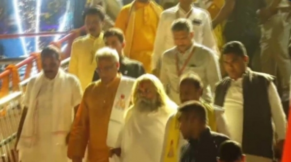 मुख्यमंत्री भूपेश बघेल केलो महा आरती में हुए शामिल की प्रदेश वासियों के सुख-समृद्धि की कामना