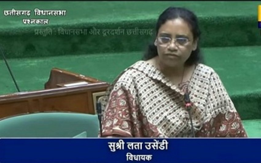 बस्तर विश्वविद्यालय में शिक्षकों की भारी कमी पर विधानसभा में उठा मुद्दा, विधायक लता उसेंडी ने सरकार को घेरा