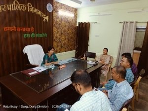 मेयर ने नये सौंपे गए प्रभार, इंजीनियरों की बैठक ली।कहा रेन वॉटर हार्वेस्टिंग के भौतिक सत्यापन के बाद ही जारी होंगे भवन पूर्णता प्रमाण पत्र: