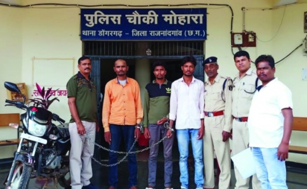 नाबालिग बालिका का अपहरण कर बलात्कार के आरोपी एवं सहयोगी कोल्हापुर महाराष्ट्र से चढ़ा पुलिस के हत्थे