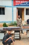 कोंडागांव पुलिस ने उड़ीसा से अवैध अंग्रेजी शराब का परिवहन करने वाले पर की कार्यवाही