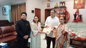 आंध्रप्रदेश के संस्कृति एवं पर्यटन मंत्री  को राष्ट्रीय आदिवासी नृत्य महोत्सव के लिए न्यौता..