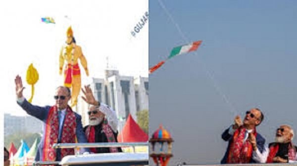 अहमदाबाद पतंग महोत्सव में हनुमान चित्र वाली पतंग पर सियासी बहस, भारत-जर्मनी कूटनीति के बीच उठा धार्मिक भावनाओं का मुद्दा
