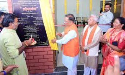 मुख्यमंत्री विष्णु देव साय ने बगिया में 72 लाख की लागत से निर्मित हेलीपैड लाउन्ज का किया शुभारंभ
