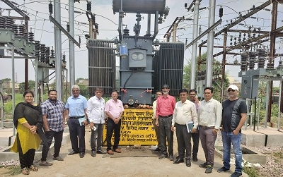 फरीद नगर विद्युत उपकेंद्र में 05 एम.व्ही.ए. का अतिरिक्त पॉवर ट्रांसफार्मर चार्ज लगभग 5500 उपभोक्ता होंगे लाभान्वित