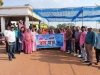 जल संरक्षण के लिए प्रशासन और ग्रामीणों ने किया श्रमदान और निकली नीर और नारी जल यात्रा