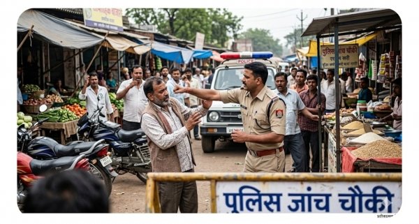 धमतरी: बोरई थाना प्रभारी का विवाद! साप्ताहिक बाजार में व्यापारी को जड़ा थप्पड़, वीडियो वायरल होने के बाद मचा बवाल