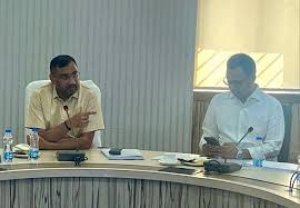 नगरीय प्रशासन विभाग के सचिव डॉ. बसवराजु एस. ने मिशन अमृत 2.0 के कार्यों की समीक्षा की