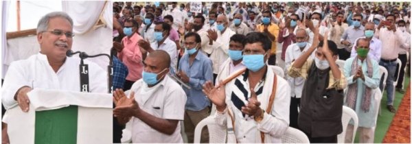 ग्रामीण विकास सरकार की सर्वोच्च प्राथमिकता: मुख्यमंत्री भूपेश बघेल  छत्तीसगढ़ में कोरोना काल में भी प्रतिदिन 26 लाख लोगों को मिला रोजगार