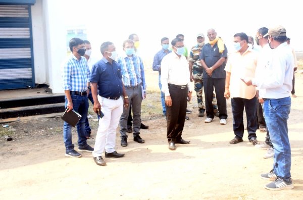 कलेक्टर ने किया दिग्विजय स्टेडियम का निरीक्षण दो माह के भीतर निर्माणाधीन कार्य को पूर्ण करने के दिए निर्देश