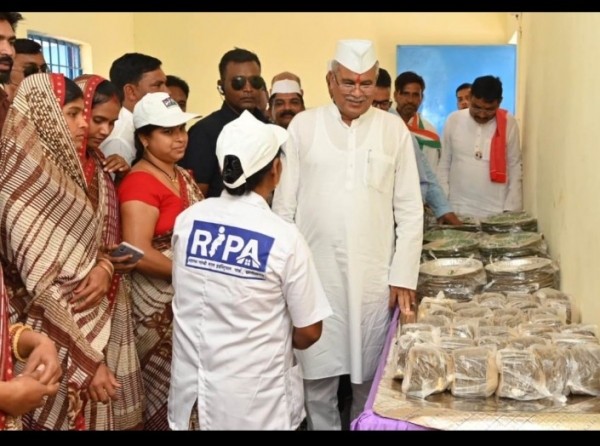 मुख्यमंत्री ने ग्राम कड़ार के नवनिर्मित रीपा का किया अवलोकन