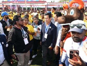 बाईचुंग भूटिया की उपस्थिति से बस्तर में छाया उत्साह